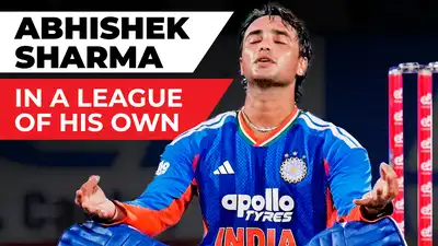 Somewhere in Abhishek Sharma's memory, though, there's a faster century still