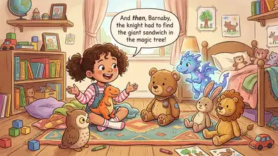 Talking to stuffed animals, toys or imaginary friends is usually a normal part of childhood