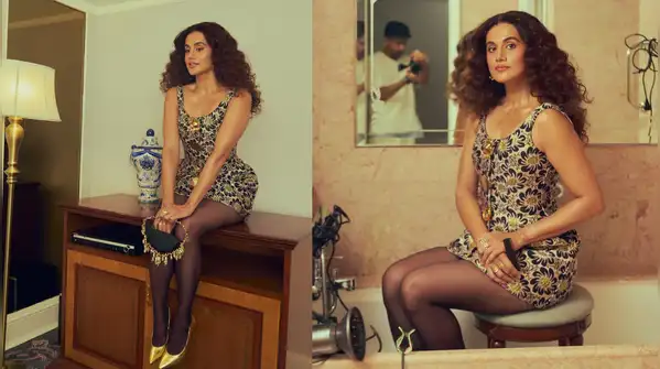 Taapsee Pannu seems to prefer unpredictability in her wardrobe, and her recent outfit confirms