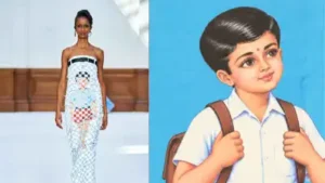 Well, guess what, he is all grown up now and has made it to London Fashion Week