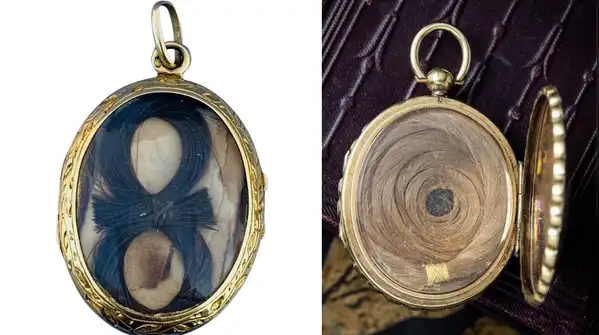 Pinterest One of the most intimate types of Victorian mourning jewellery was hair jewellery —