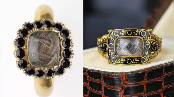 Pinterest One of the most intimate types of Victorian mourning jewellery was hair jewellery —