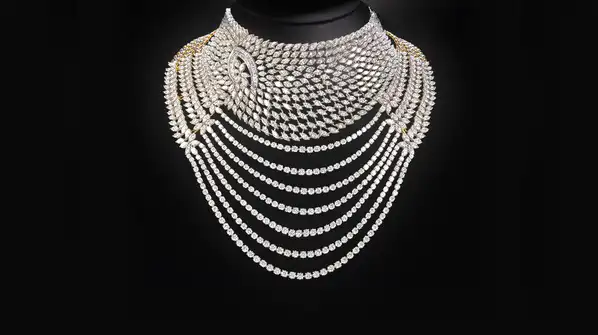 temple jewellery and antique finishes closely associated with South Indian brides, Polki