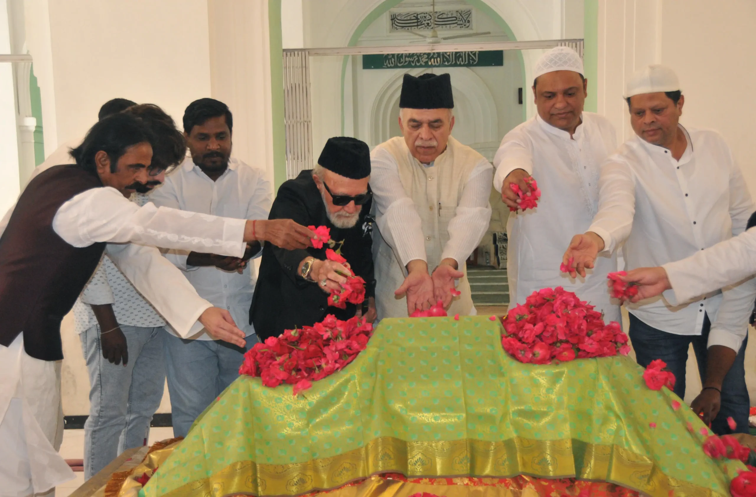 The 59th death anniversary of Mir Osman Ali Khan, the last Nizam of Hyderabad, was observed