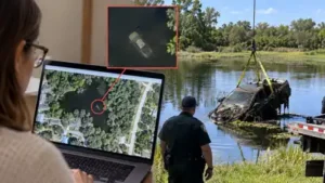 In 2019, a Florida resident spotted a car in a pond on Google Earth; police recovered the remains