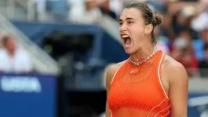 Because i was pushing myself to the limit in this match, especially in the third set