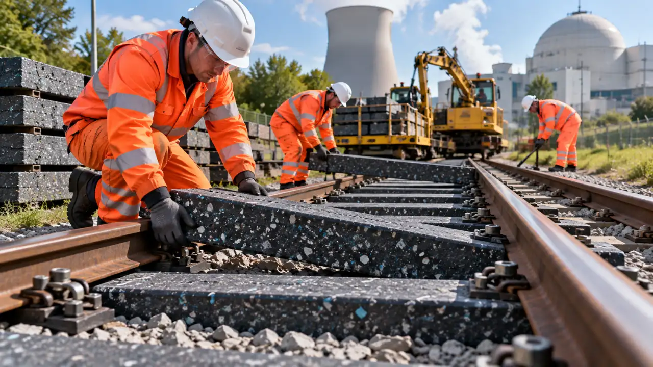 In 2025, a UK nuclear waste site replaced wooden railway sleepers: The wider industry impact