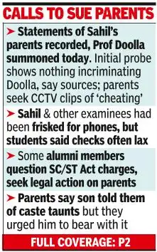 IIT-Bombay's board of governors has requested that Prof Suryanarayana Doolla go on leave due