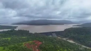 At 5pm, the dam’s water level stood at 659.43 metres, with gross storage of 105.25 TMC and live