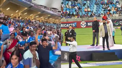 ‘Trophy chor, trophy chor’ echoed around the Dubai International Cricket Stadium on Sunday as