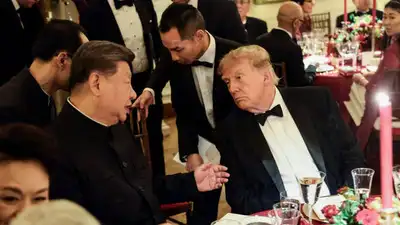 What was on Trump-Xi dinner menu — Sea bass, roasted eggplant, honey ice cream