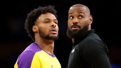 Bronny James on LeBron's departure