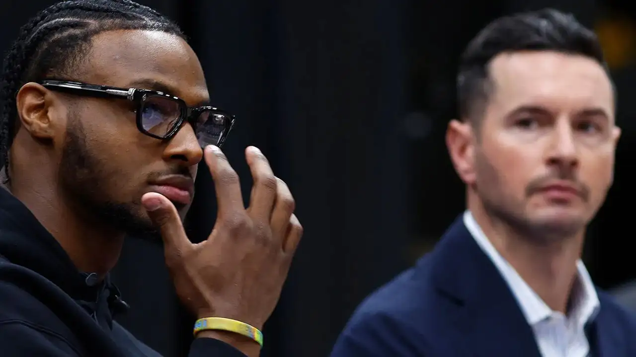 Bronny James receives JJ Redick's homework before entering 2026-27 NBA season with Luka Doncic