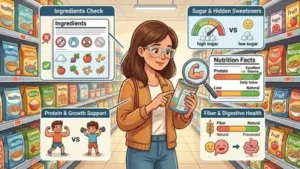 What parents should really check before buying packaged foods for children, from ingredients