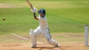 East Zone's captain Ishan Kishan plays a shot on day 2 of the Duleep Trophy 2026-27 final