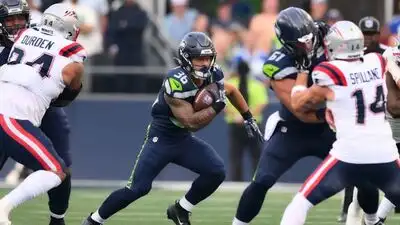 Running back TreVeyon Henderson was already ruled out before the game with an ankle injury