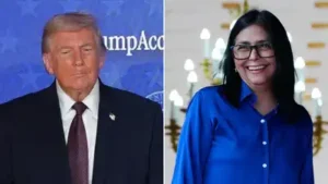 US President Donald Trump will meet Venezuela’s acting President Delcy Rodriguez in New York