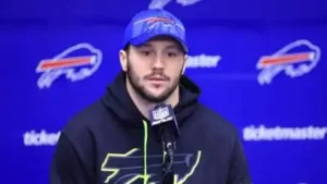 Josh Allen introduces Out of Pocket Studios (Getty Images)