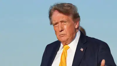 US President Donald Trump cut short his weekend stay at Camp David and returned to the White