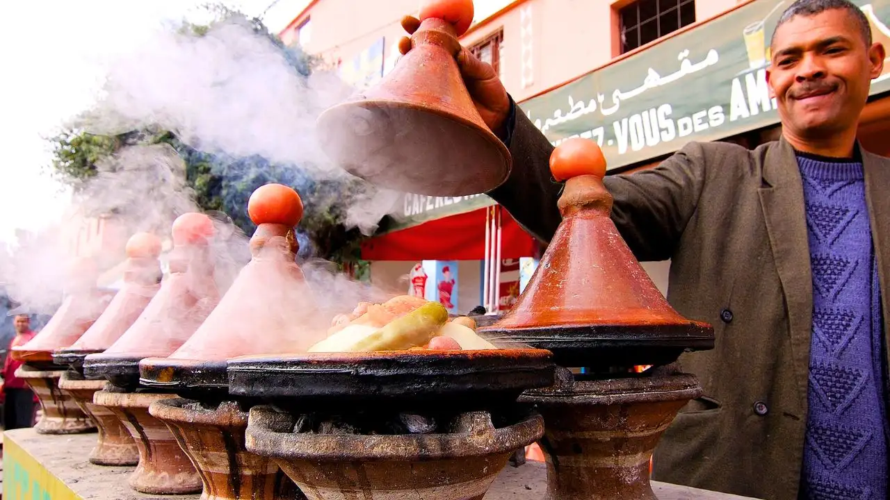 Why is this Moroccan stew traditionally cooked in bathhouses, not home kitchens