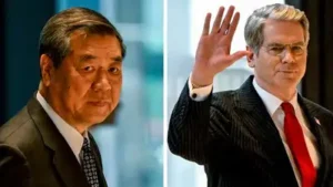 US treasury secretary Scott Bessent announced the agreement after talks with China's He Lifeng