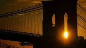 'overlooked orders to drop weapon': Knife-wielding man fatally shot on New York's Brooklyn Bridge