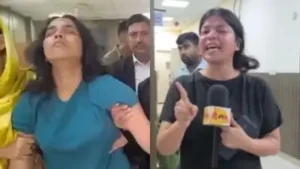 They asked which community we belonged to and thrashed us again,” the journalist alleged