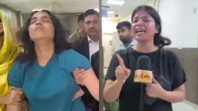 They asked which community we belonged to and thrashed us again,” the journalist alleged