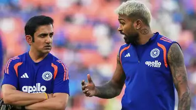 Gautam Gambhir and Hardik Pandya — File Pic