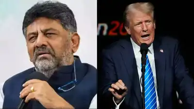 Karnataka Chief Minister DK Shivakumar stated Donald Trump is copying Congress's guarantee