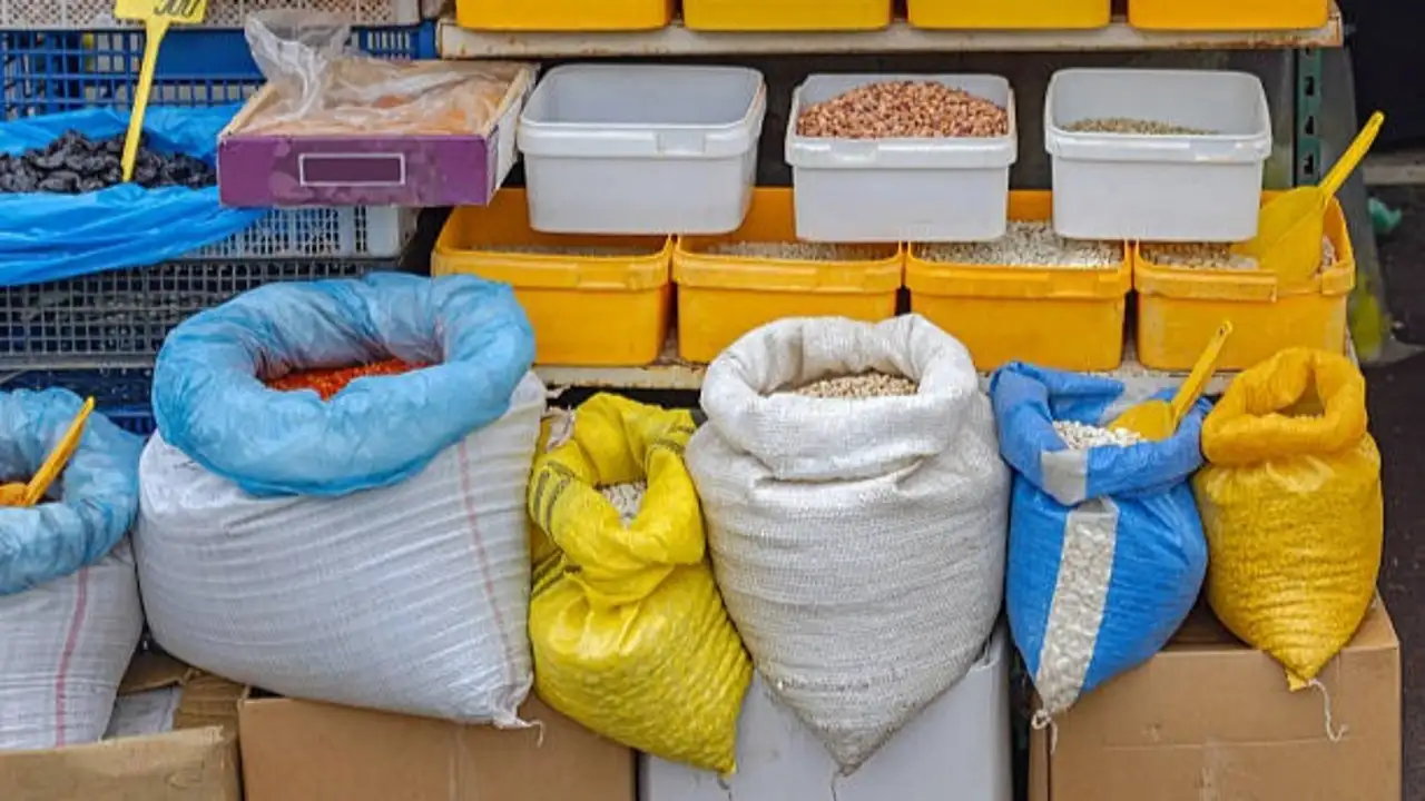 Where to keep rice bags, atta, oil and bulk groceries without cluttering your space — Small kitchen