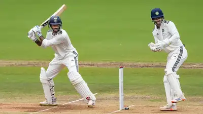 Chennai: Tilak Varma was dismissed for 99 runs in this year’s Duleep Trophy, just short