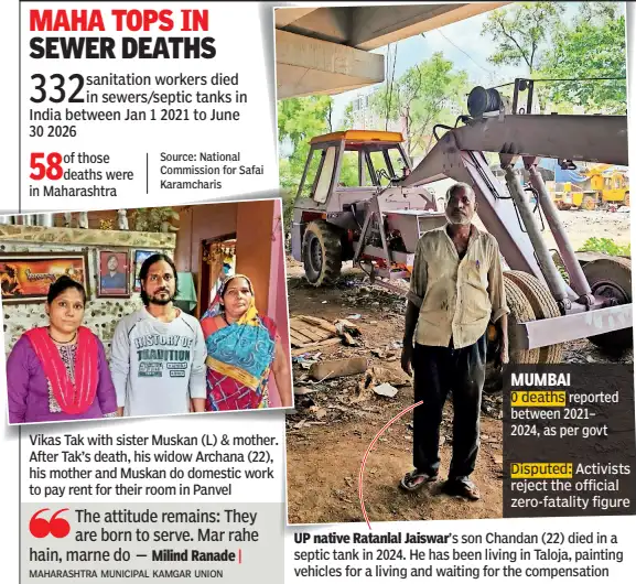 His widow Archana (22), his mother and his sister Muskan now do domestic work to pay the rent