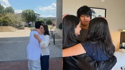 For Farah Khan , sending her children off to college was not one emotional farewell but three