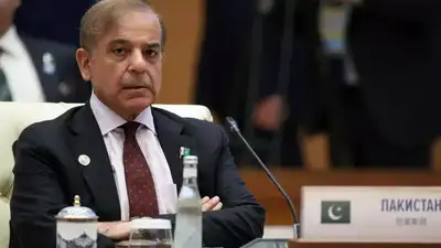 Pakistan PM Shehbaz Sharif on Thursday declined to answer questions from reporters about