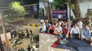 A DU teacher faced assault by a student campaigner