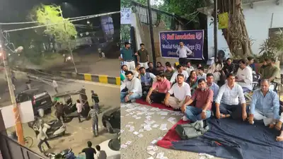 A DU teacher faced assault by a student campaigner