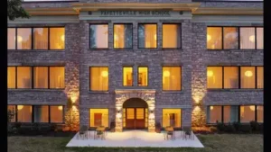 A West Virginia high school built in 1923 has reopened 103 years later as a 40-room hotel, with its