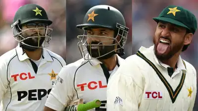 Imam-ul-haq, Mohammad Rizwan and Salman Ali Agha (Agency Image)