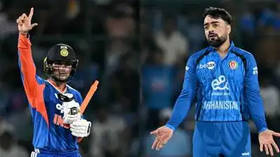 But Abhishek's assault also produced a remarkable record against Rashid Khan