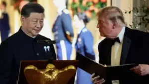 US President Donald Trump hosts state dinner for Chinese President Xi Jinping at the White House