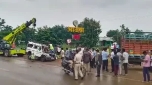Around nine migrant labourers, most of them women, were killed in the early hours of Friday