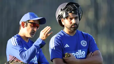 Rohit Sharma and Gautam Gambhir (X-BCCI)
