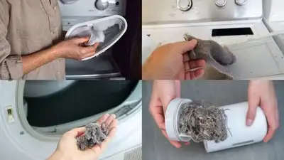 Always clean your dryer's lint trap after every use to reduce fire risk, and never leave
