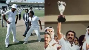 India captain Sunil Gavaskar and Pakistan captain Zaheer Abbas were at the centre