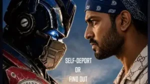 'receives off our roads Mr Singh': Trump administration's 'self-deport' advertisement sparks row