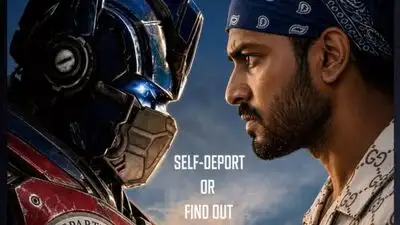 'receives off our roads Mr Singh': Trump administration's 'self-deport' advertisement sparks row