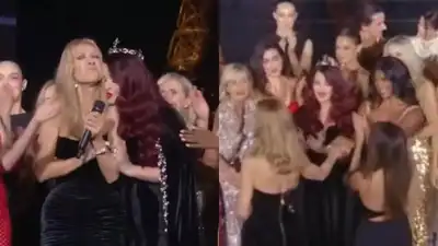 Aishwarya Rai Bachchan and Celine Dion sharing a hug was probably not the moment fans expected