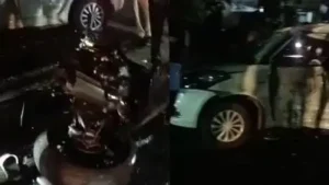 Bengaluru techie dies after speeding BMW RR sports bike hits car