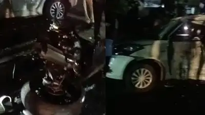 Bengaluru techie dies after speeding BMW RR sports bike hits car